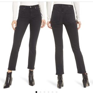 PAIGE Women's Cindy High Waist Slim Fit Jeans